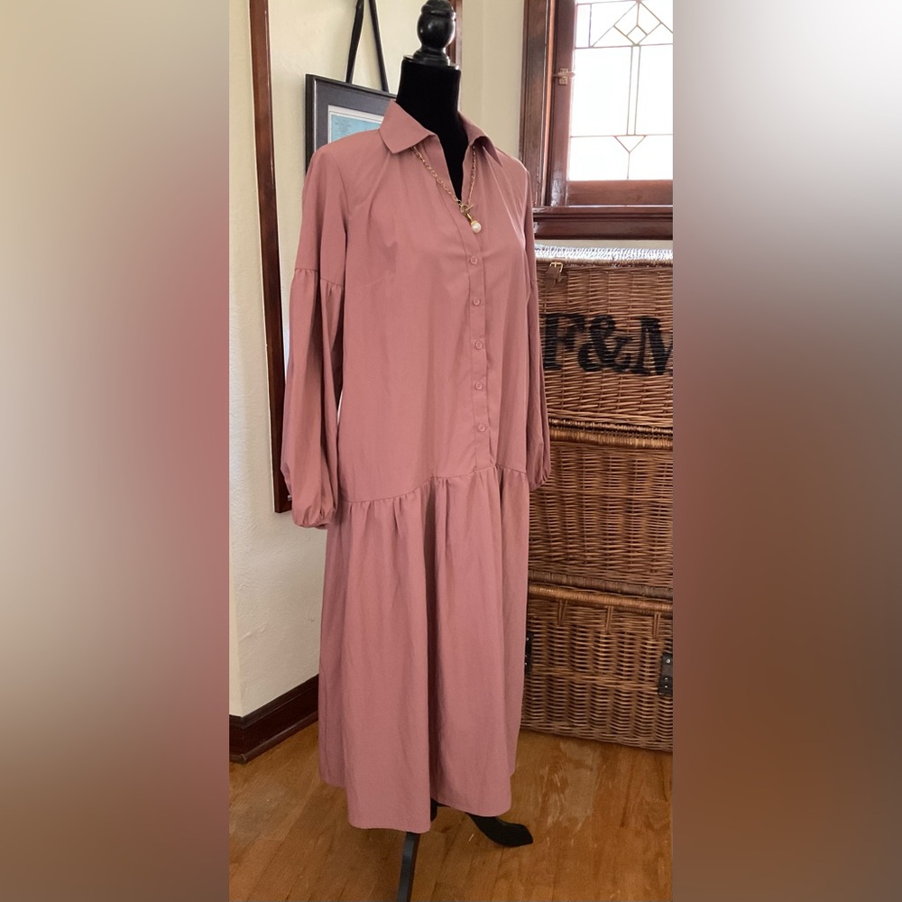 Anthropologie Maeve Dropped Waist Dress